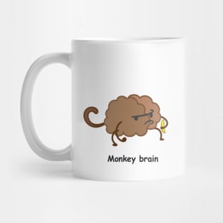 Monkey brain vs Lizard brain Mug